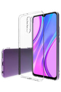 Mey İthalat® Redmi 9 Kılıf Lüx Şeffaf Silikon - Şeffaf