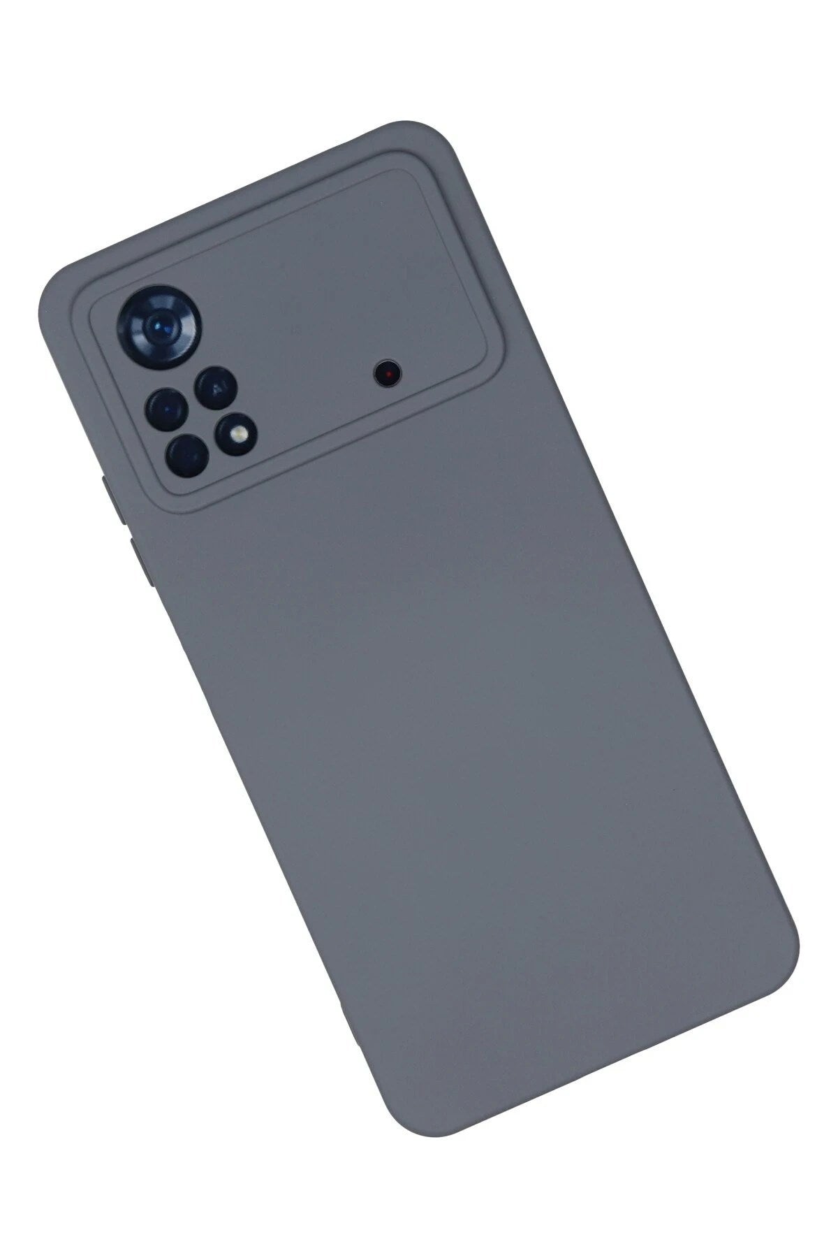 Mey İthalat® Poco X4 Pro 5G Kılıf Nano içi Kadife Silikon - Gri