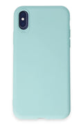 Mey İthalat® iPhone X Kılıf First Silikon - Turkuaz