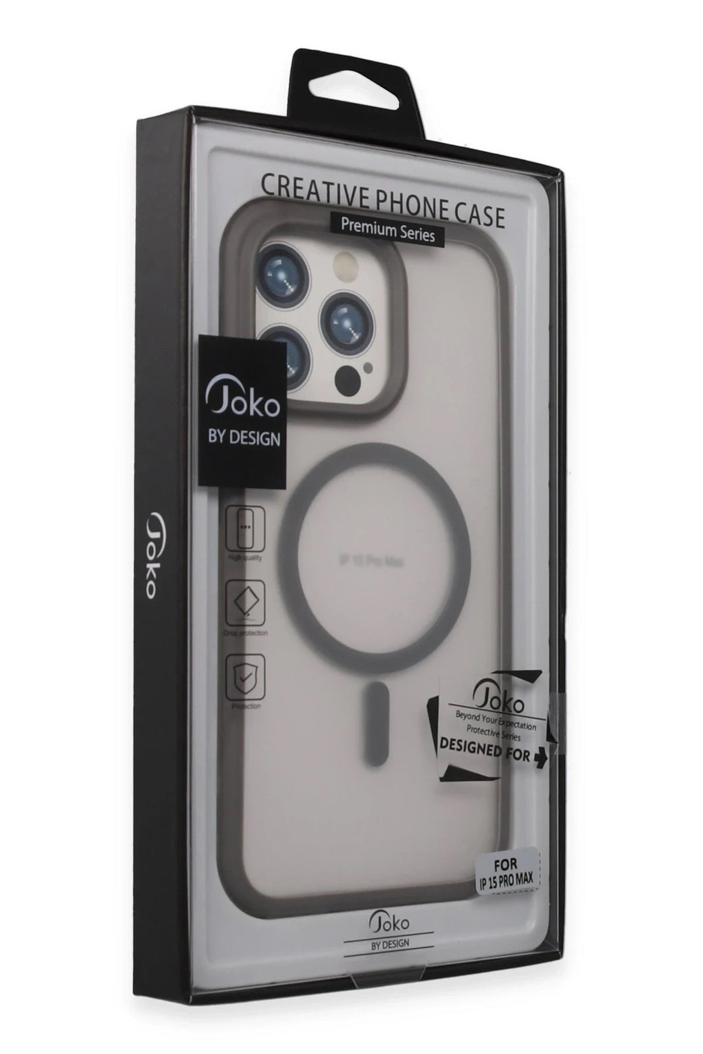 Mey İthalat® iPhone 15 Pro Toras Airbag Magsafe Kapak - Titan Gri