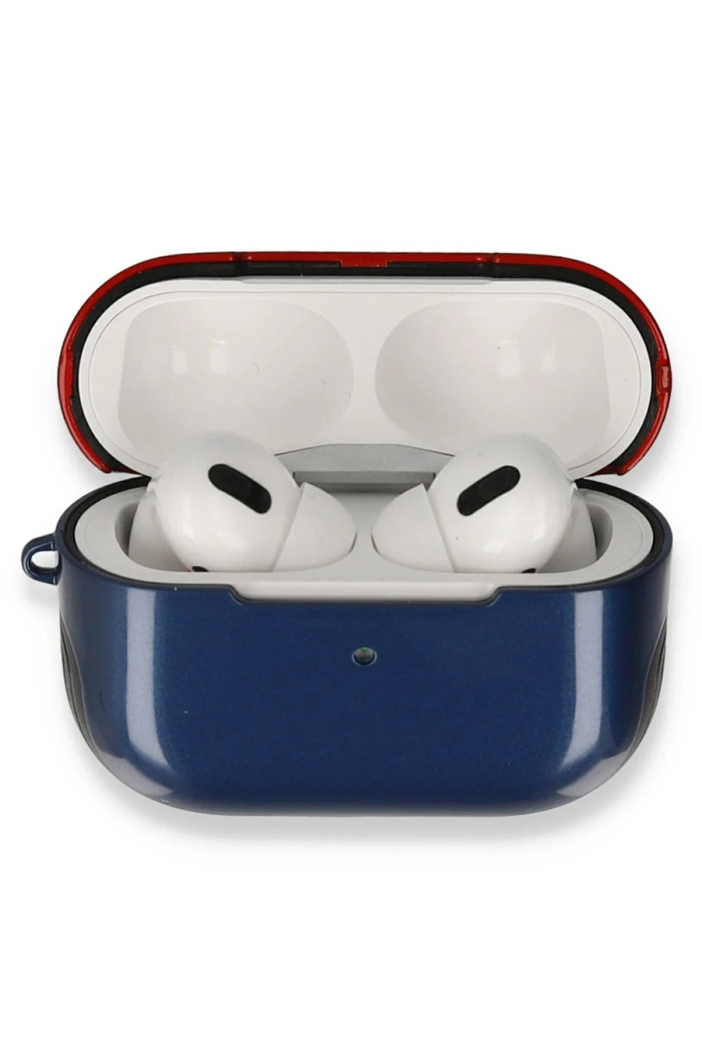 Mey İthalat® Airpods 3 (3.nesil) 3in1 Kılıf - Lacivert-Kırmızı