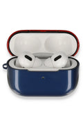 Mey İthalat® Airpods 3 (3.nesil) 3in1 Kılıf - Lacivert-Kırmızı