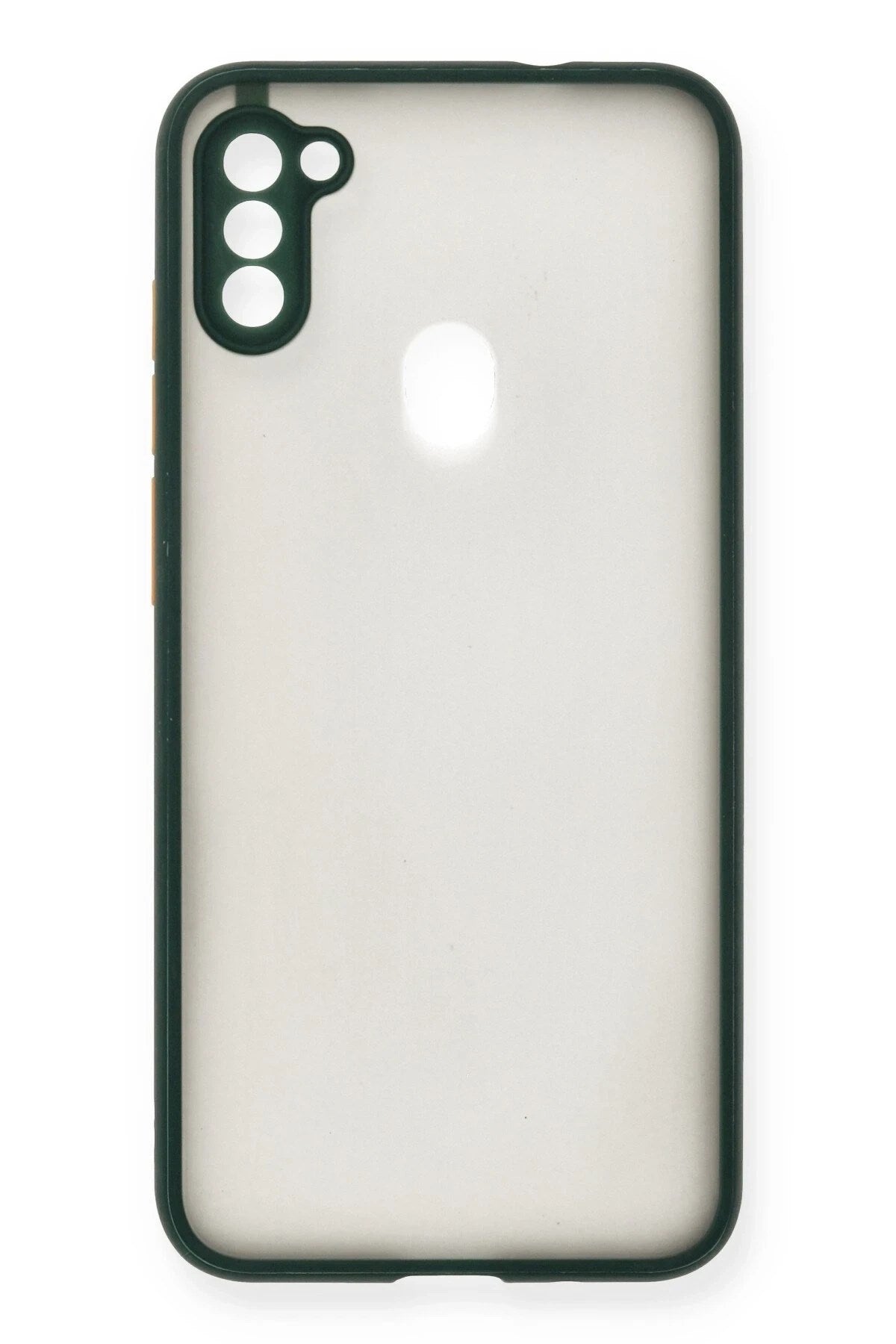 Mey İthalat® Samsung Galaxy A11 Kılıf Montreal Silikon Kapak - Yeşil