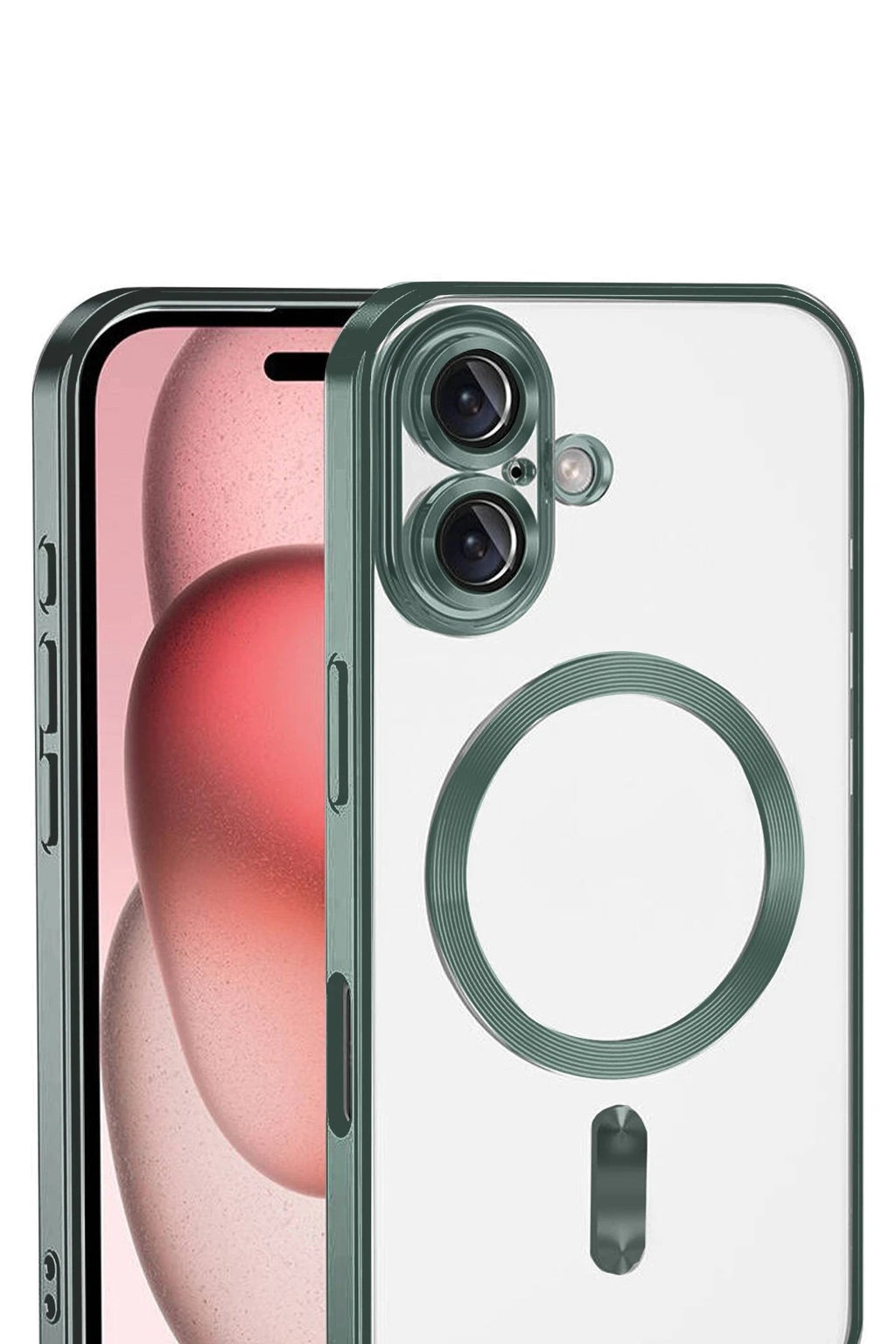 Mey İthalat® iPhone 17 Kross Magneticsafe Kapak - Koyu Yeşil
