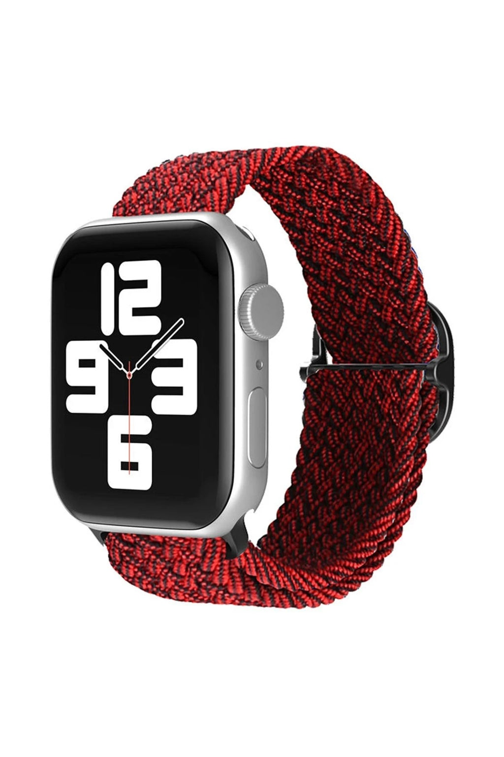 Mey İthalat® Watch 38mm Star Kordon - Siyah-Bordo