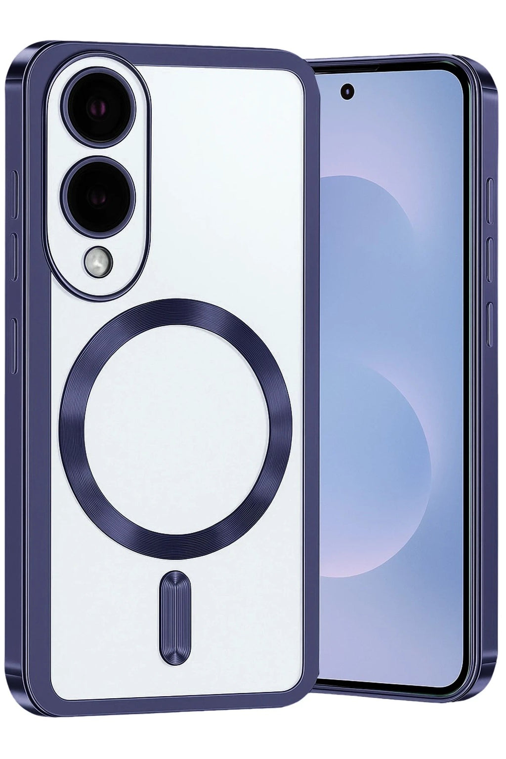 Mey İthalat® Samsung Galaxy S25 Edge Kross Magneticsafe Kapak - Lacivert