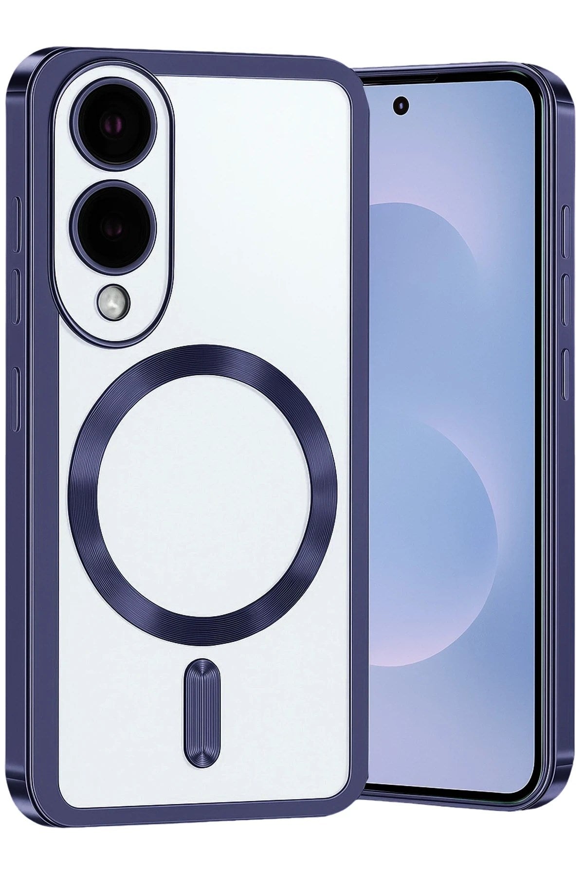 Mey İthalat® Samsung Galaxy S25 Edge Kross Magneticsafe Kapak - Lacivert