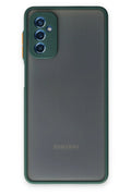 Mey İthalat® Samsung Galaxy M52 5G Kılıf Montreal Silikon Kapak - Yeşil
