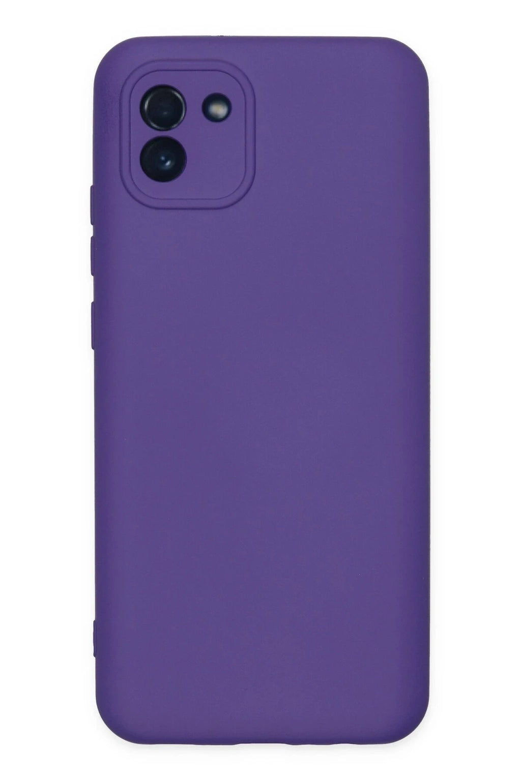 Mey İthalat® Samsung Galaxy A03 Kılıf Nano içi Kadife Silikon - Mor