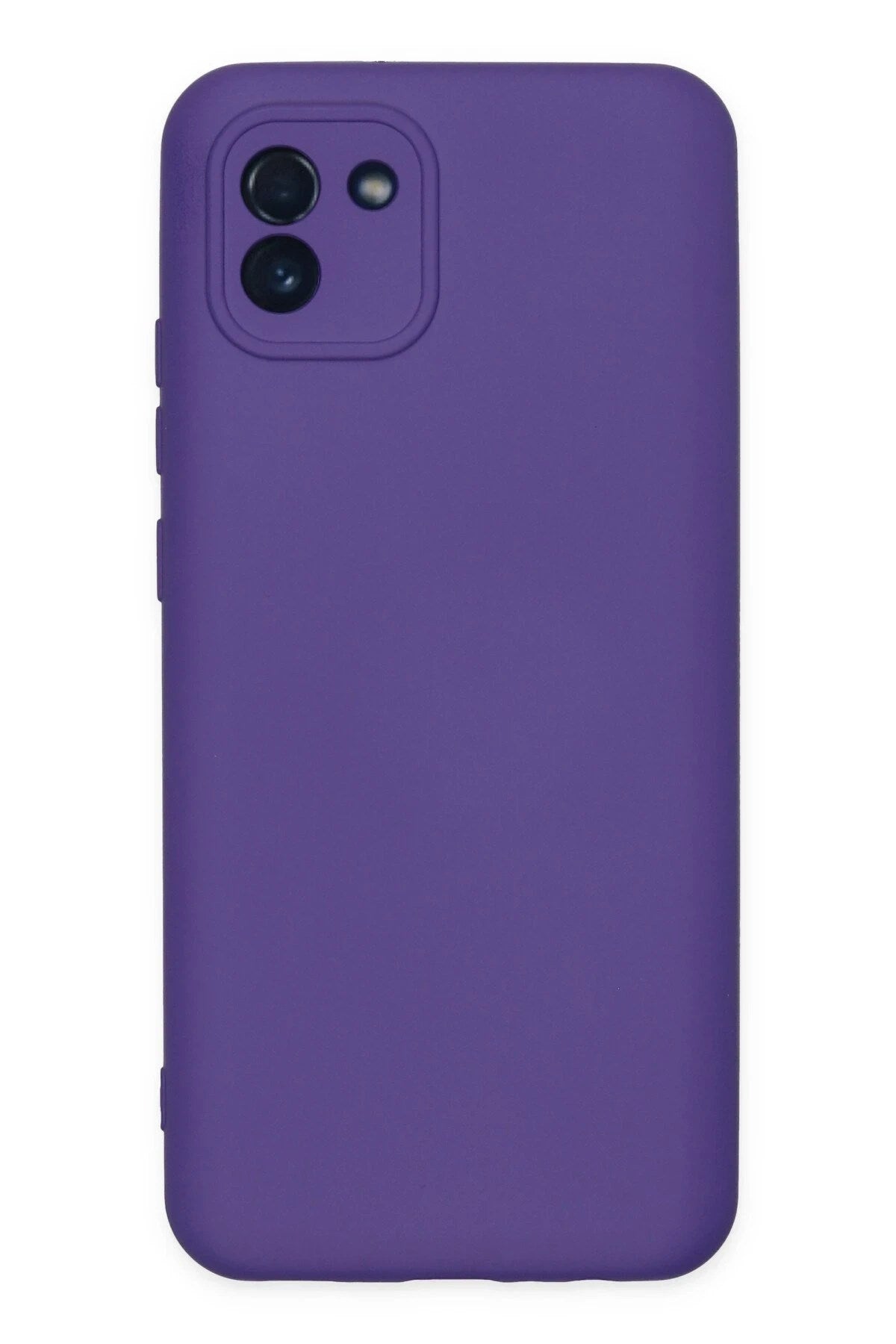 Mey İthalat® Samsung Galaxy A03 Kılıf Nano içi Kadife Silikon - Mor