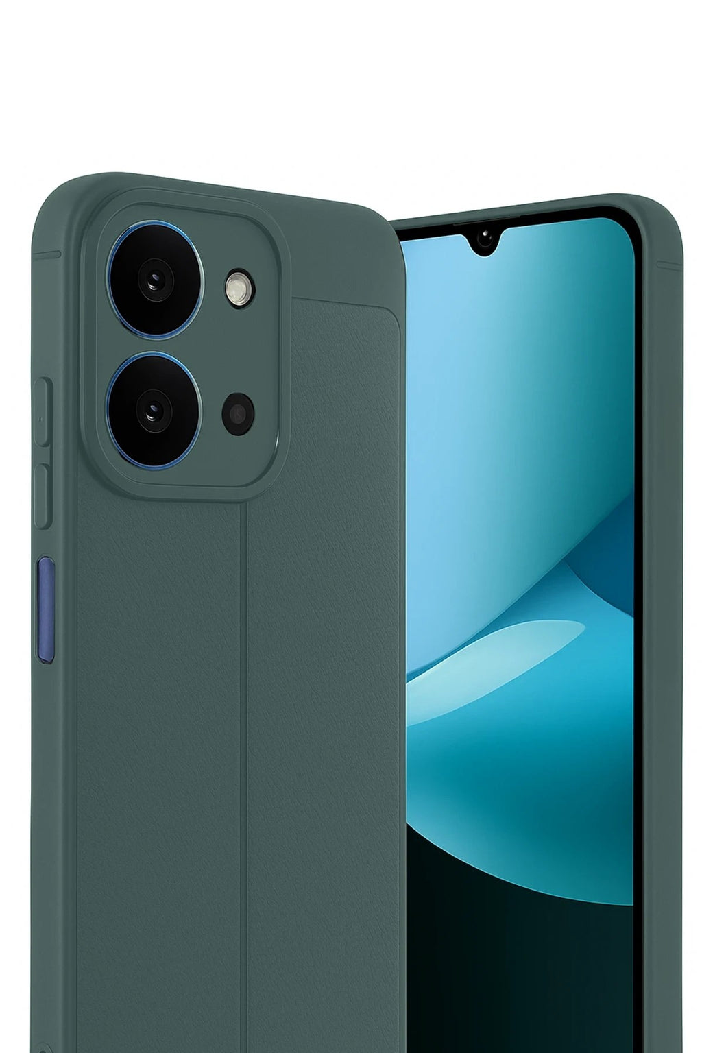 Mey İthalat® Redmi 15C 4G Auto Focus Kapak - Koyu Yeşil