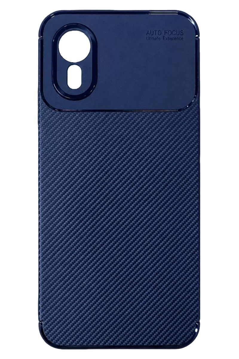 Mey İthalat® Samsung Galaxy XCover 7 Kılıf Auto Focus Karbon Kapak - Lacivert