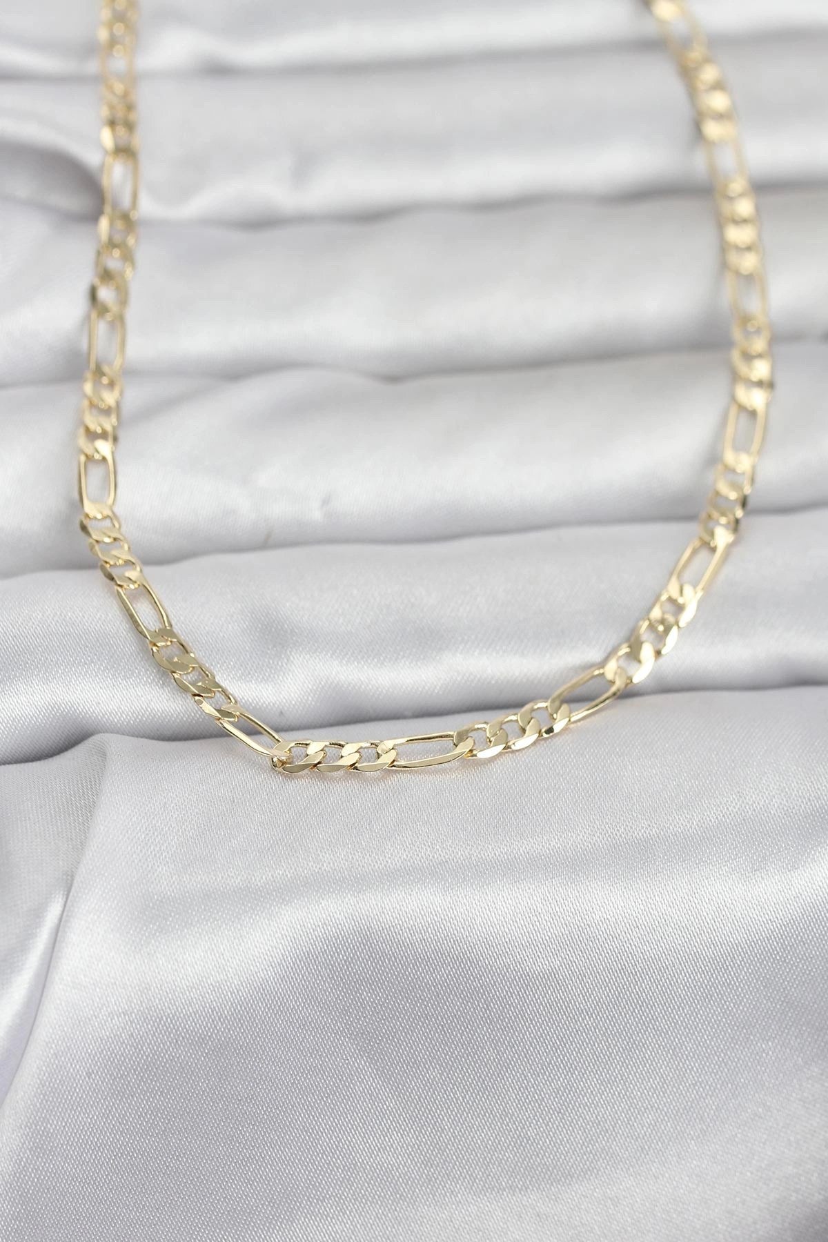 Mey İthalat® CM 14K Gold Renk Kuşgözü Zincir Model 60 cm Kadın Kolye