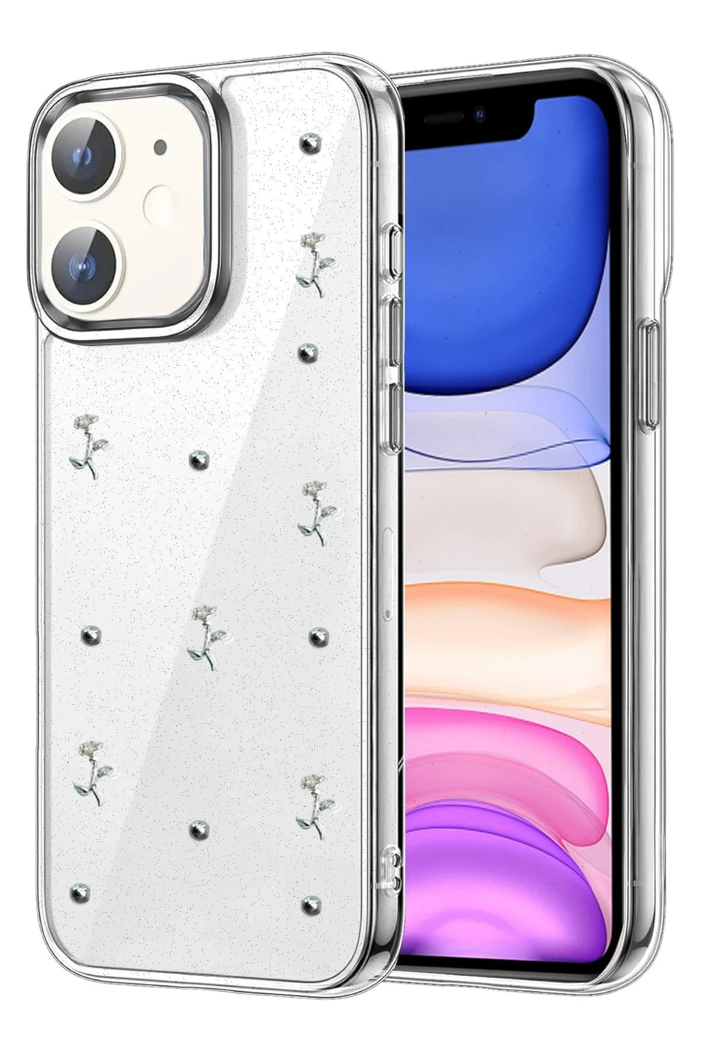 Mey İthalat® iPhone 12 Fiyonk Desenli Kapak - Desen 4