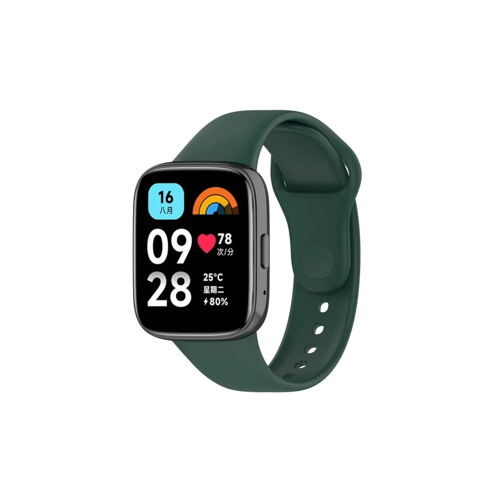 Mey İthalat® Redmi Watch 3 Active Klasik Kordon - Haki Yeşil