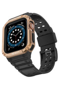 Mey İthalat® Watch 42mm KR401 Silikon Kordon - Siyah-Rose