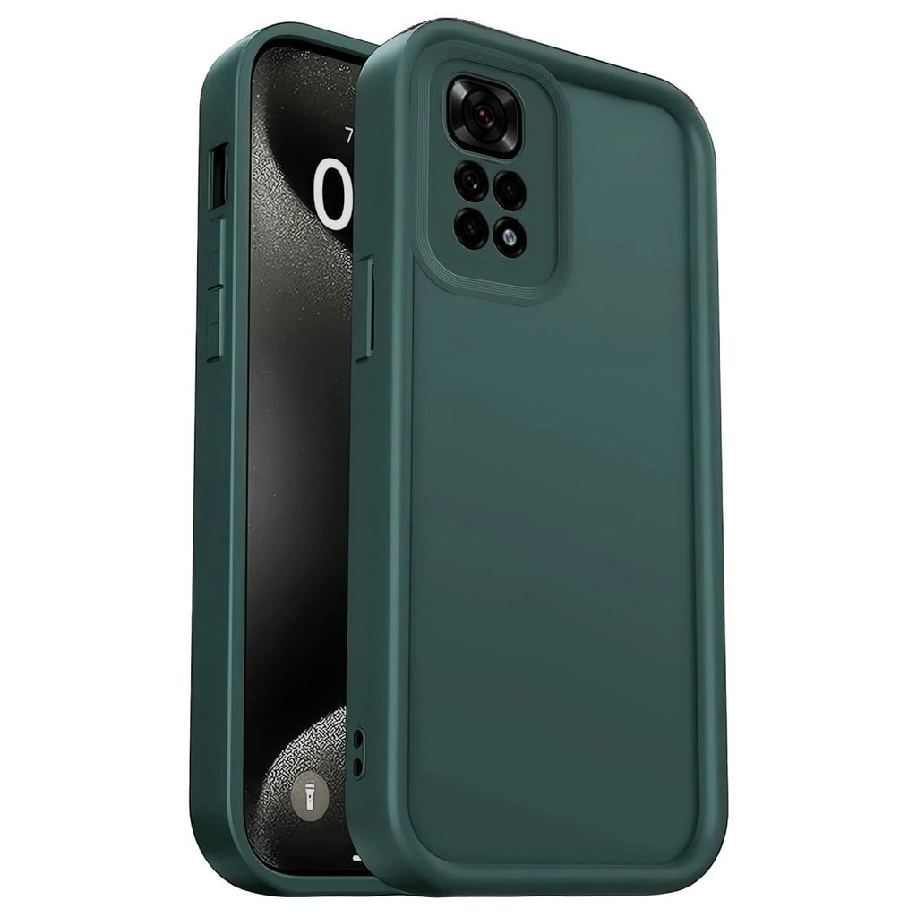 Mey İthalat® Redmi 10 2022 Kılıf Viera Silikon - Koyu Yeşil