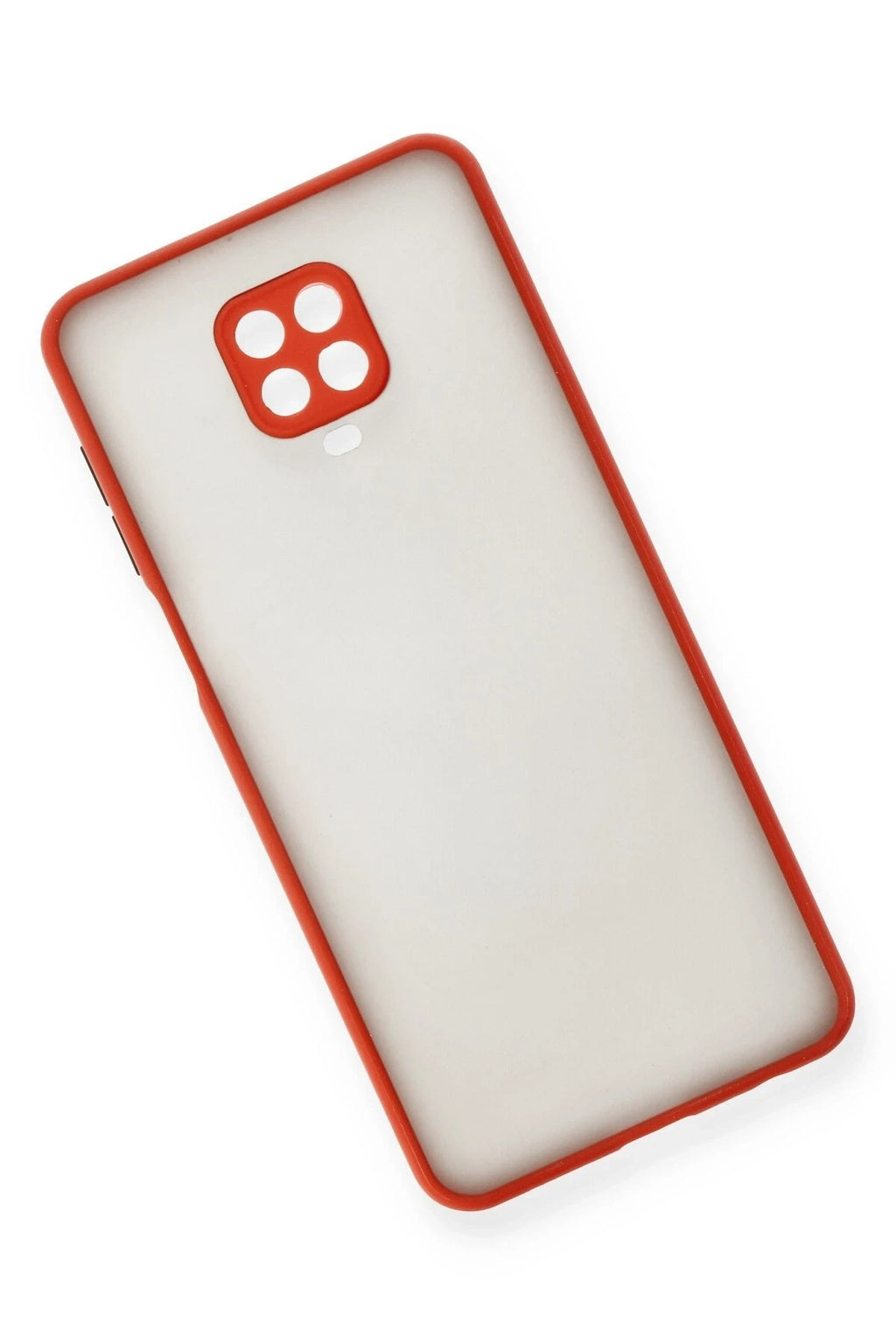 Mey İthalat® Redmi Note 9 Pro Kılıf Montreal Silikon Kapak - Kırmızı