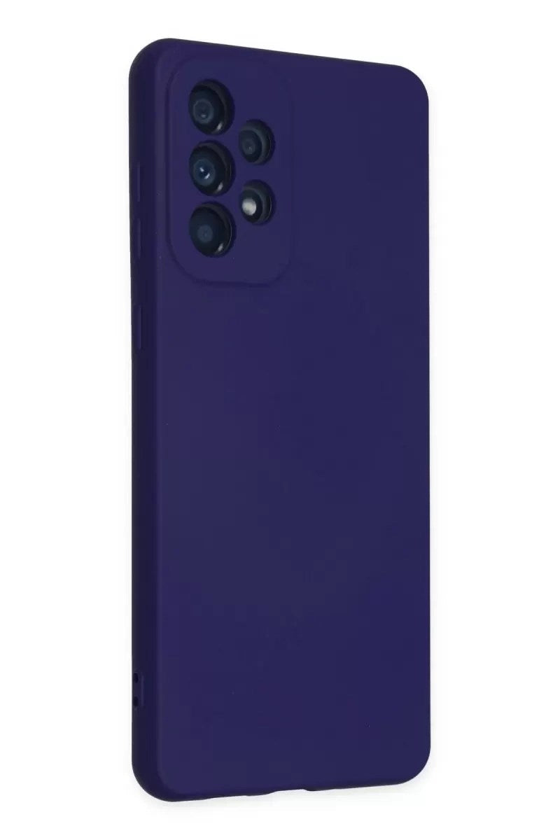 Mey İthalat® Samsung Galaxy A23 4G Kılıf Nano içi Kadife Silikon - Mor