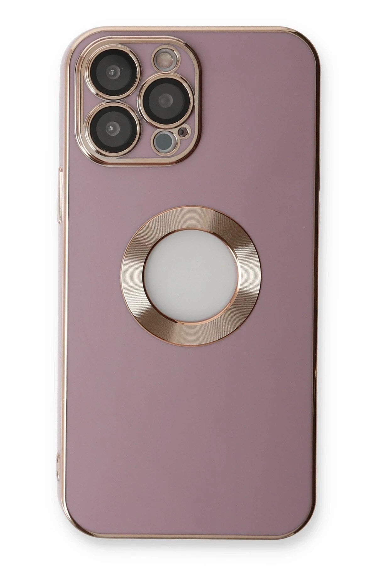 Mey İthalat® iPhone 13 Pro Max Kılıf Store Silikon - Mor