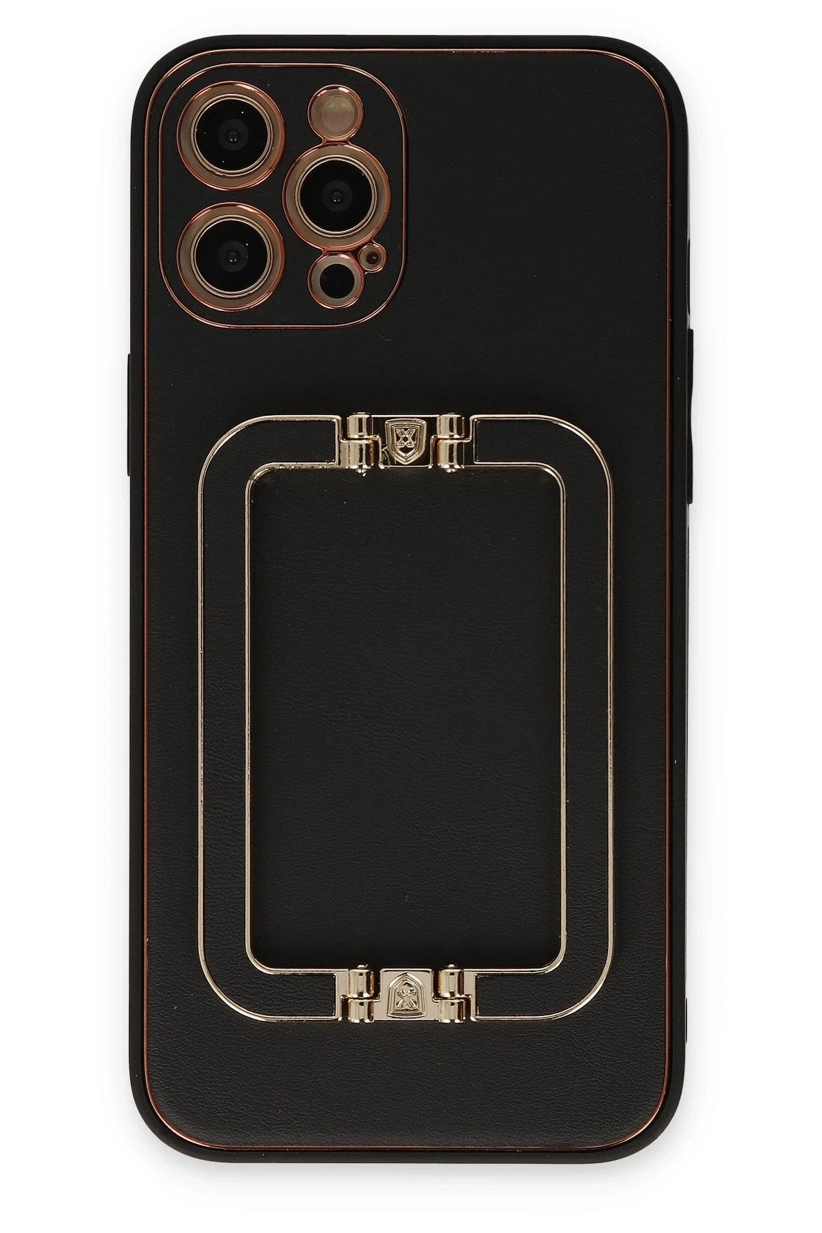 Mey İthalat® iPhone 12 Pro Max Kılıf Coco Elit Kapak - Siyah