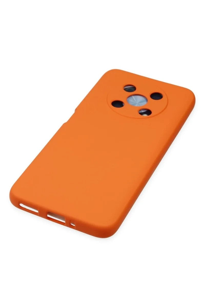 Mey İthalat® Huawei Nova Y90 Kılıf Nano içi Kadife Silikon - Turuncu