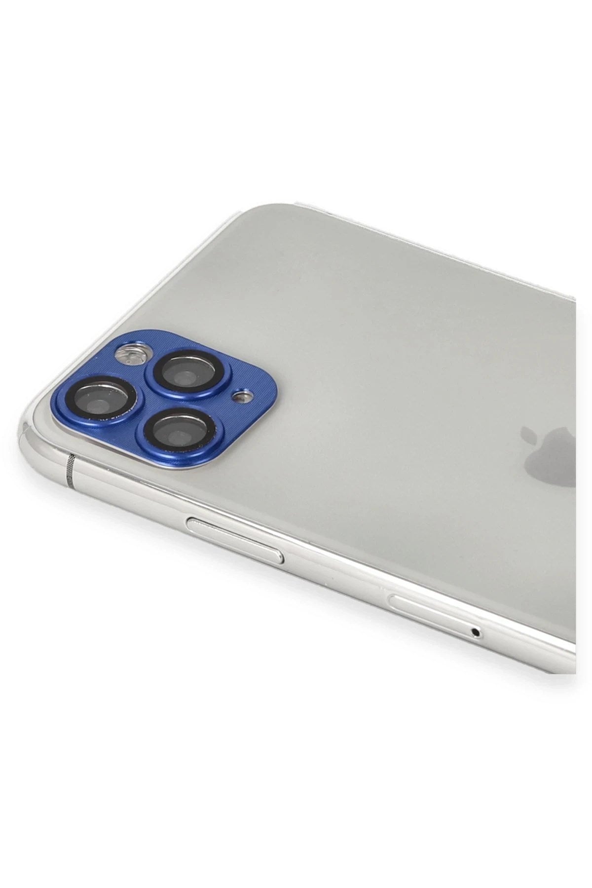 Mey İthalat® iPhone 11 Pro Max Pers Alüminyum Kamera Lens - Lacivert