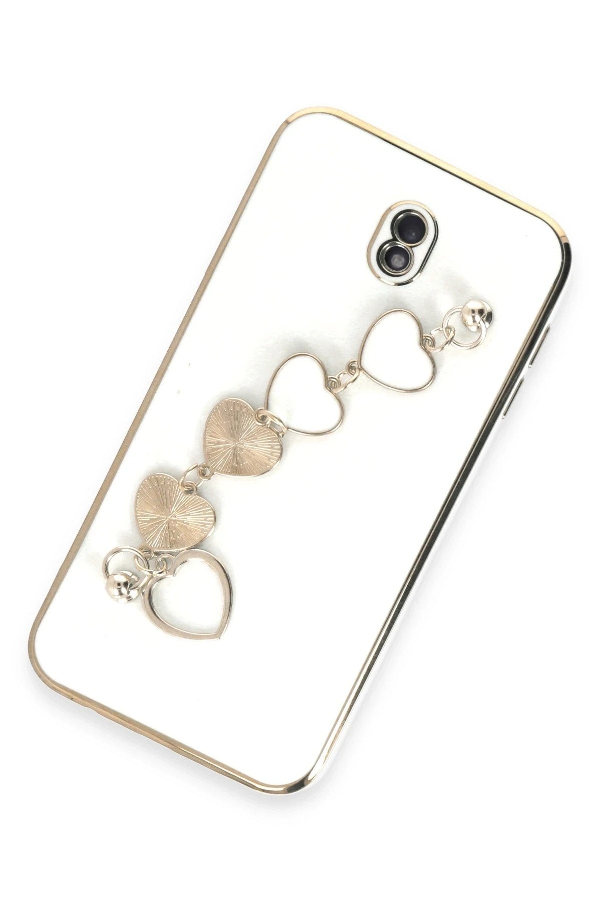 Mey İthalat® Samsung Galaxy J7 Pro / J730 Kılıf Esila Silikon - Beyaz
