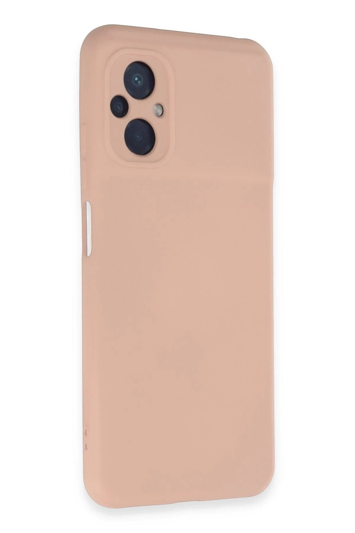 Mey İthalat® Poco M5 Kılıf Nano içi Kadife Silikon - Pudra