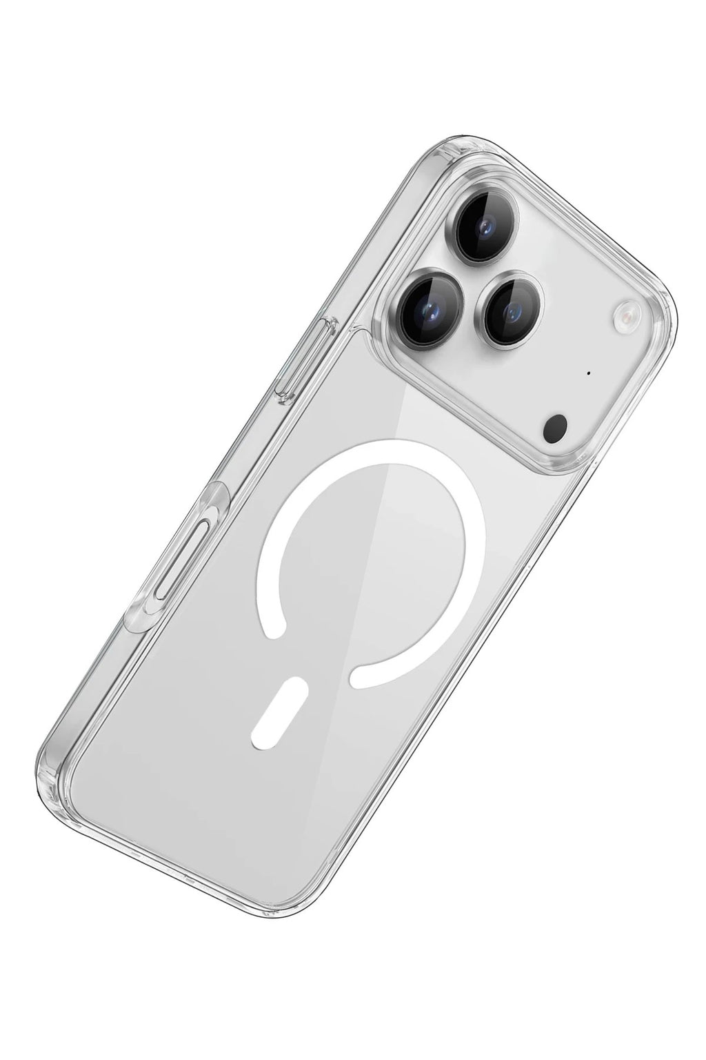Mey İthalat® iPhone 17 Pro Kılıf Pc Real Magsafe Kapak - Şeffaf