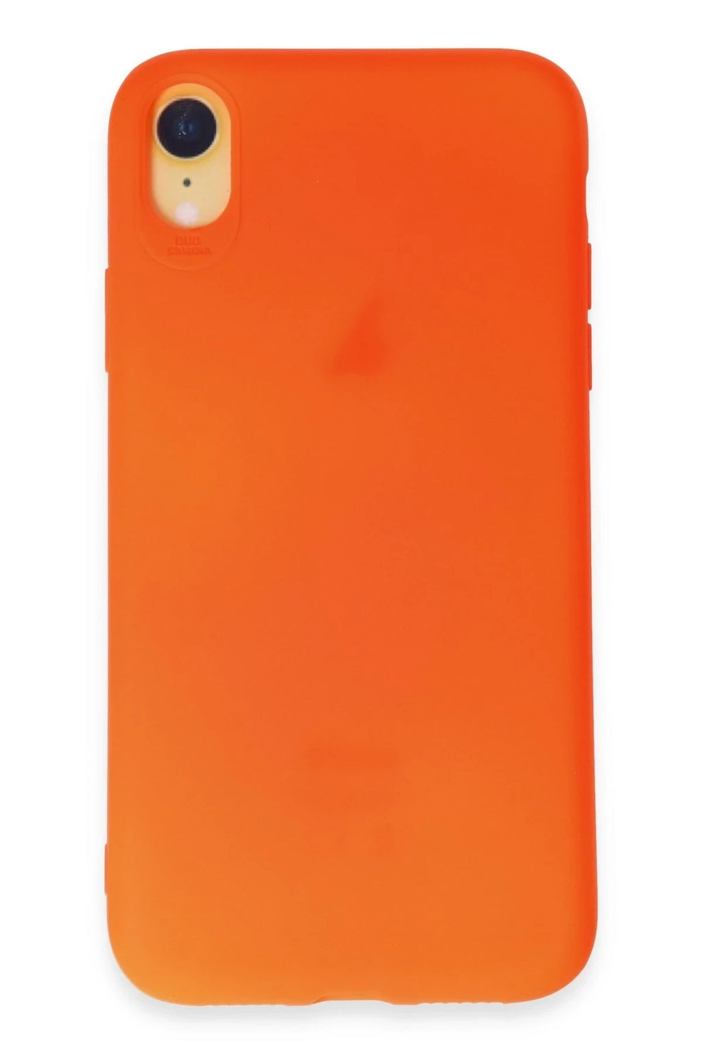 Mey İthalat® iPhone XR Kılıf First Silikon - Parlak Turuncu