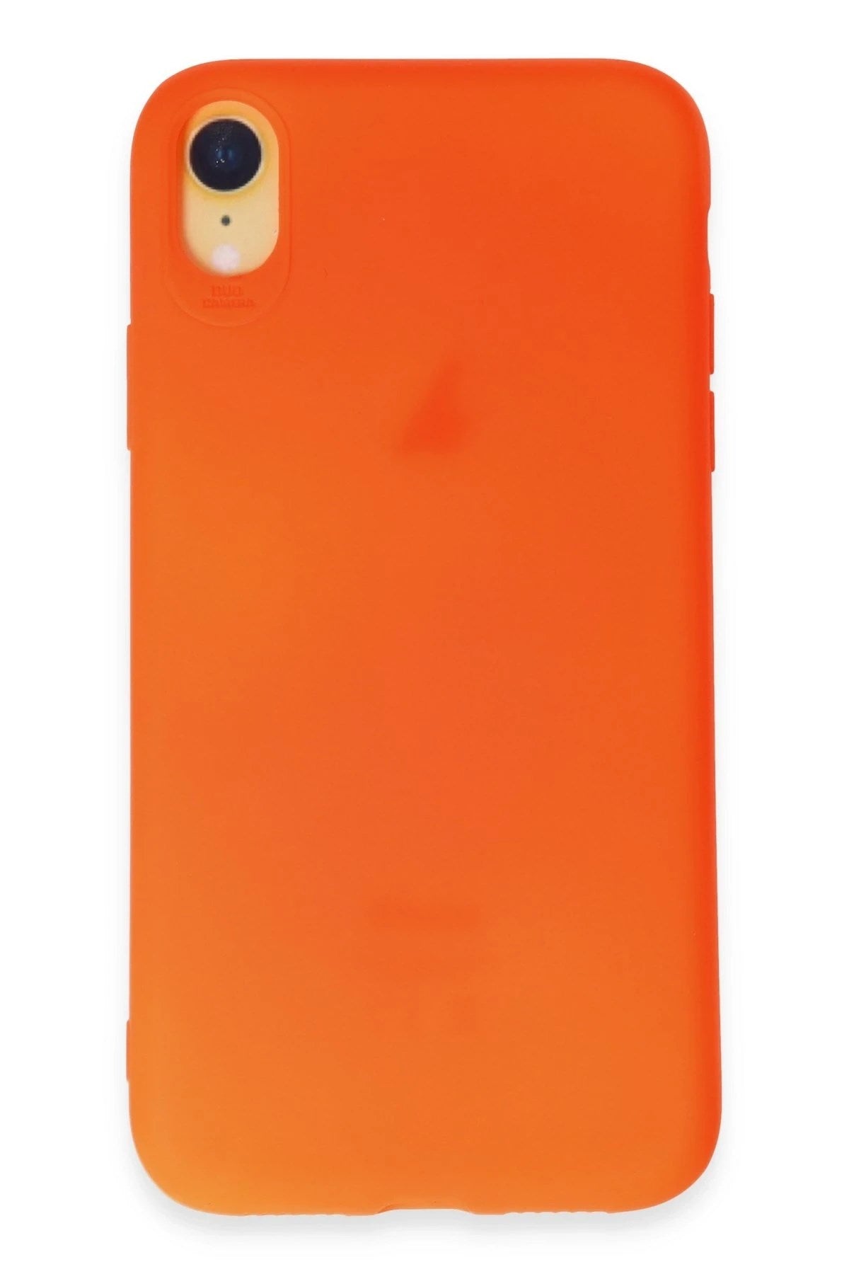 Mey İthalat® iPhone XR Kılıf First Silikon - Parlak Turuncu