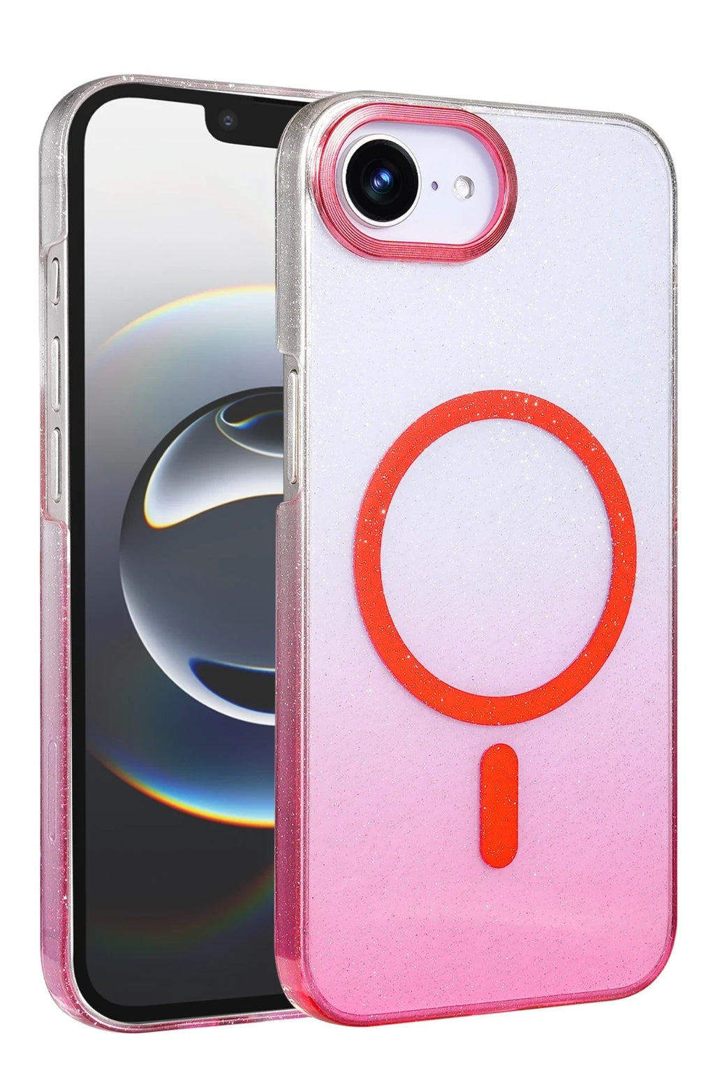 Mey İthalat® iPhone 16E Glossy Magsafe Kapak - Pembe