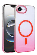 Mey İthalat® iPhone 16E Glossy Magsafe Kapak - Pembe