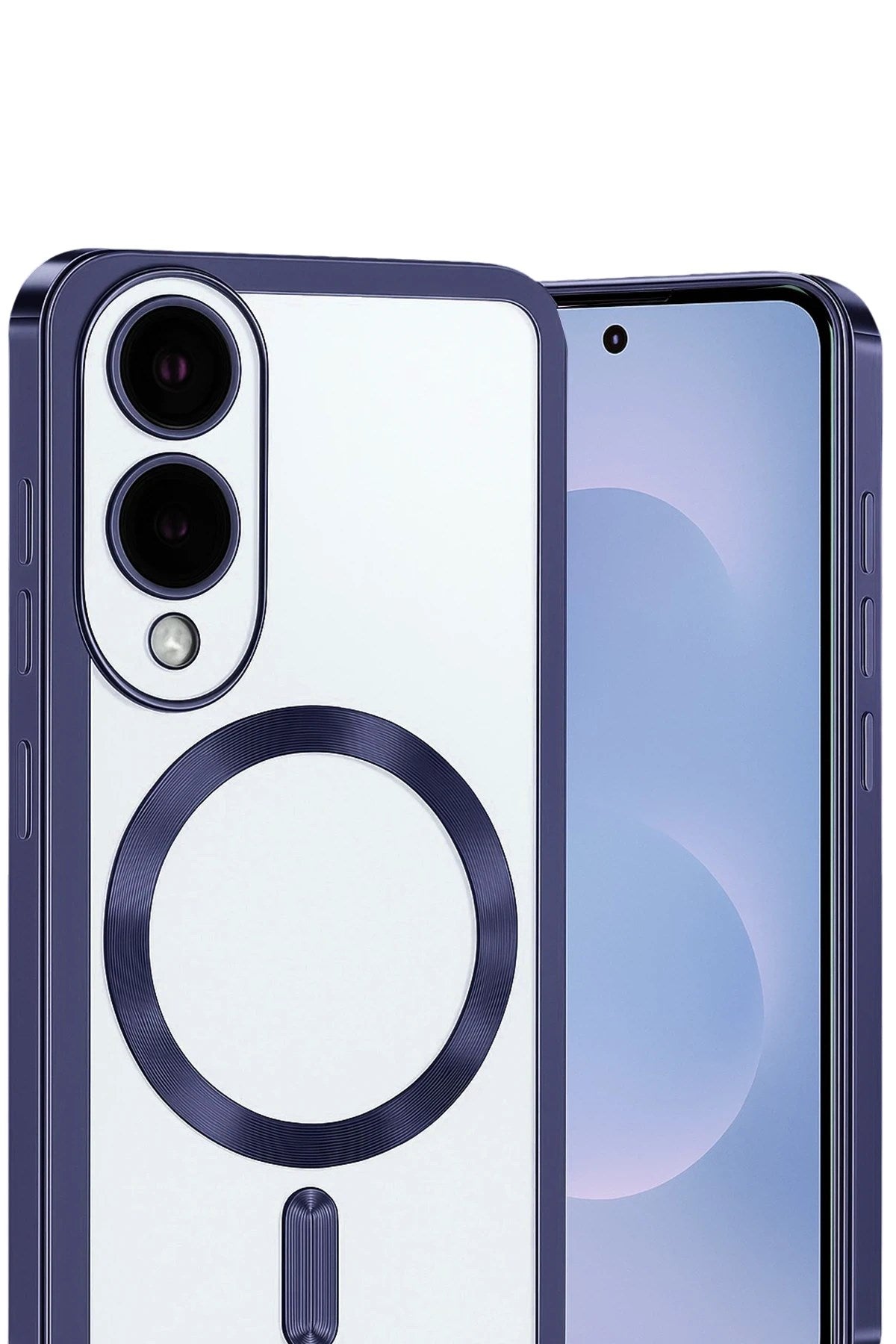 Mey İthalat® Samsung Galaxy S25 Edge Kross Magneticsafe Kapak - Lacivert