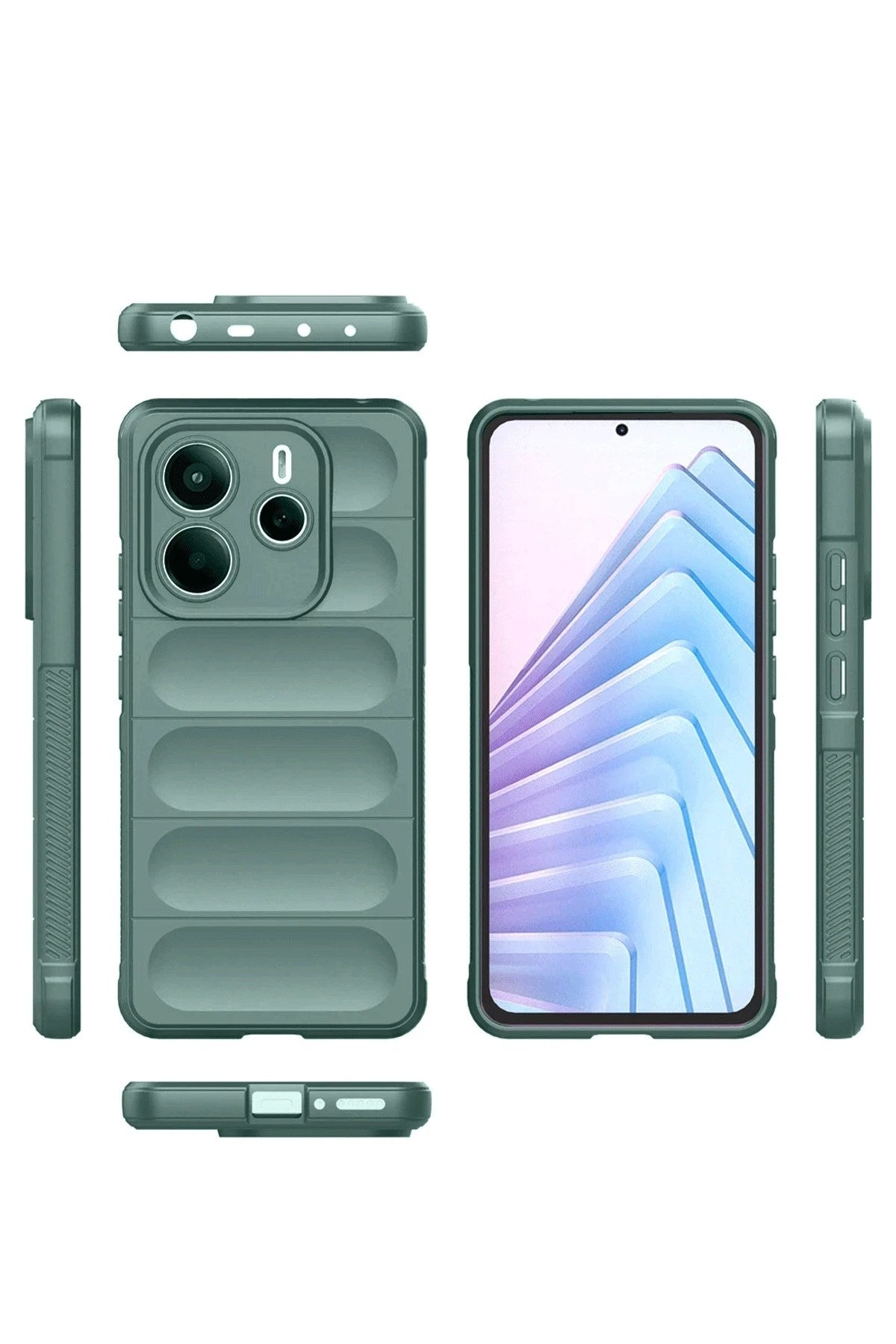 Mey İthalat® Redmi Note 14 4G Kılıf Optimum Silikon - Lacivert
