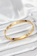 Mey İthalat® 316L Çelik Gold Renk 65 mm Kadın Kelepçe Bileklik