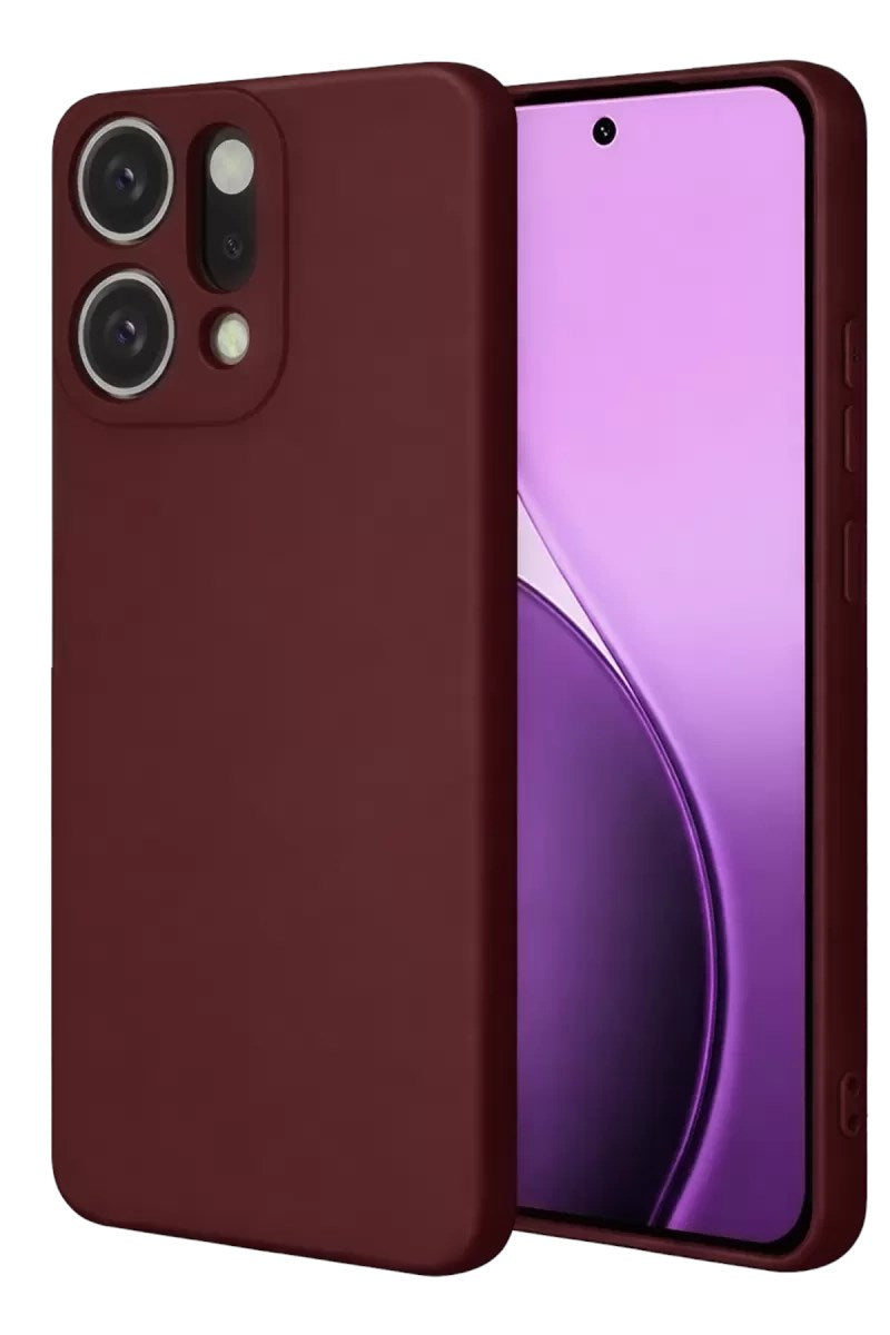 Mey İthalat® Reno 14 First Silikon - Bordo