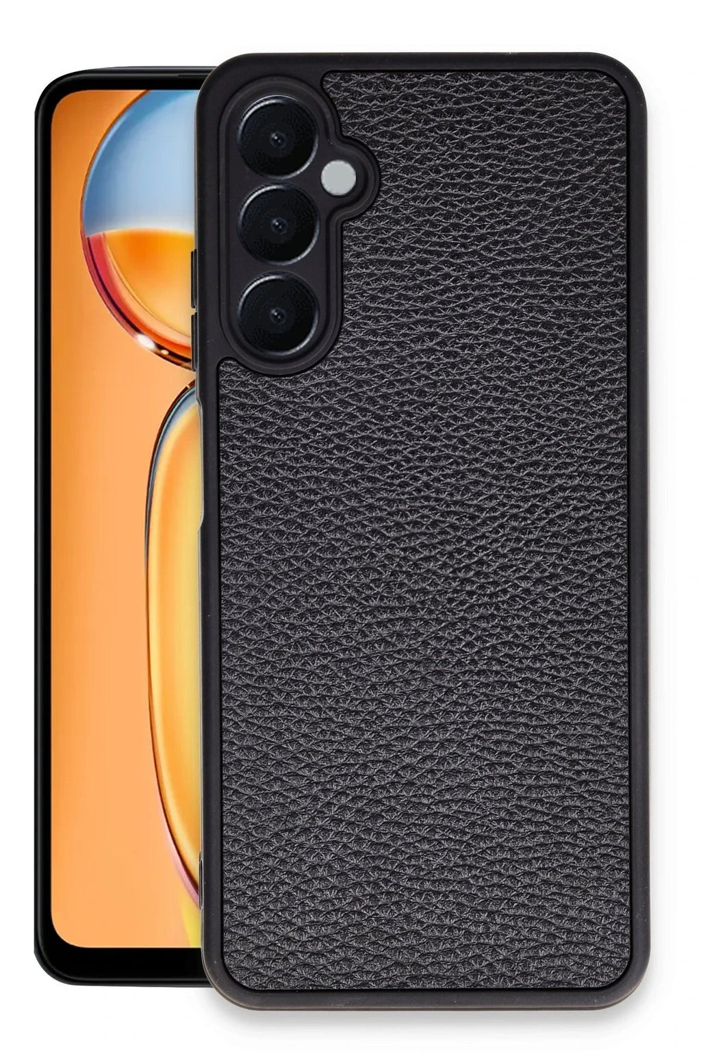 Mey İthalat® Samsung Galaxy A55 5G Kılıf Aras Deri Kapak - Siyah