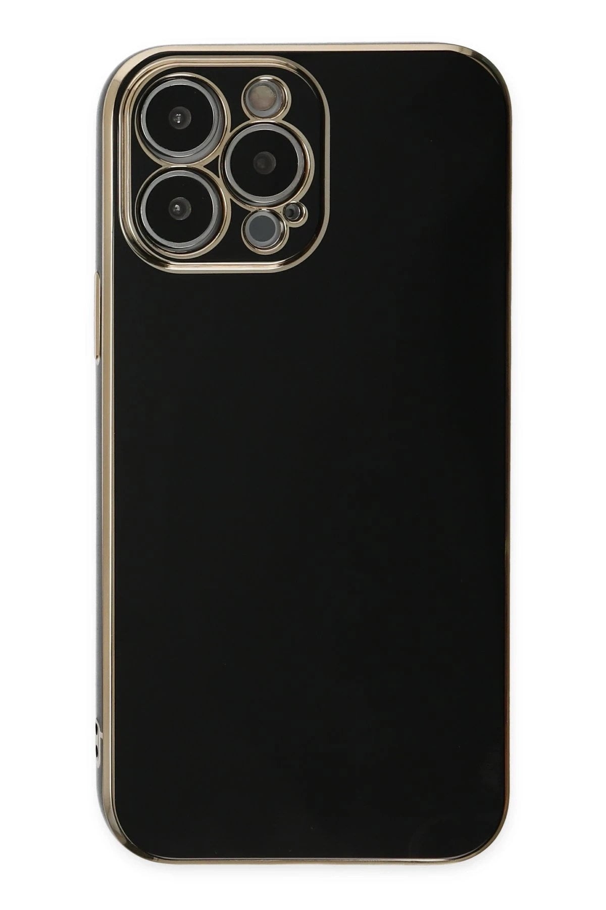 Mey İthalat® iPhone 15 Pro Max Kılıf Volet Silikon - Siyah