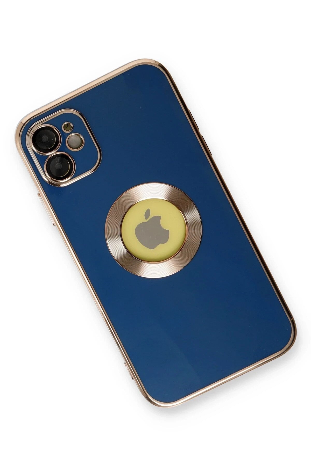 Mey İthalat® iPhone 12 Kılıf Store Silikon - Mavi