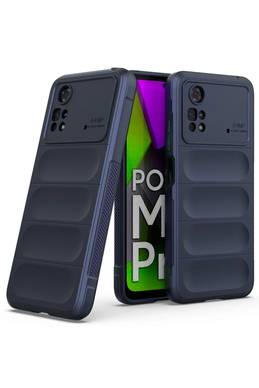 Mey İthalat® Poco M4 Pro 4G Kılıf Optimum Silikon - Lacivert