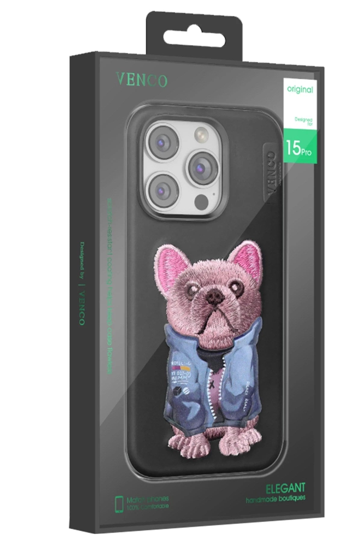 Mey İthalat® iPhone 16 Pro Max Cute Desenli Kapak - Lacivert