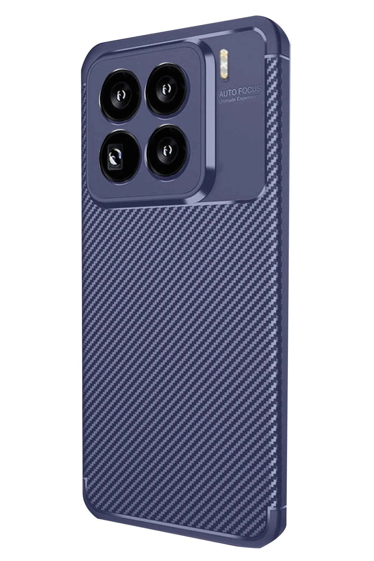 Mey İthalat® Mi 15 Pro Kılıf Auto Focus Karbon Kapak - Lacivert