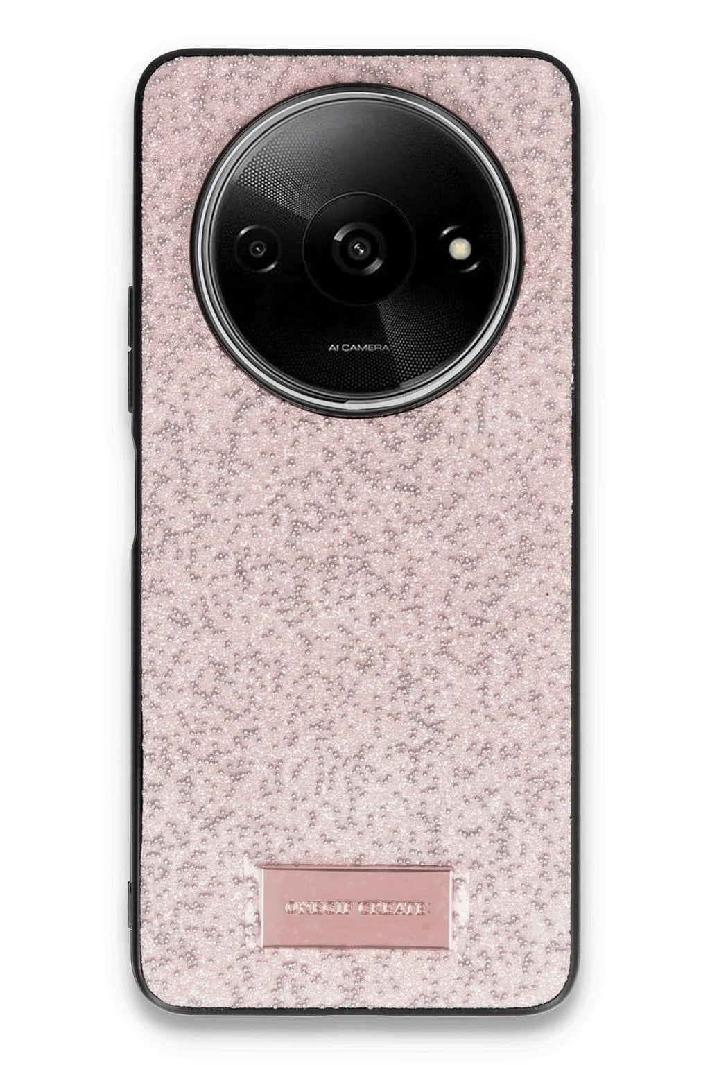 Mey İthalat® Redmi A3 4G Bright Simli Kapak - Pembe