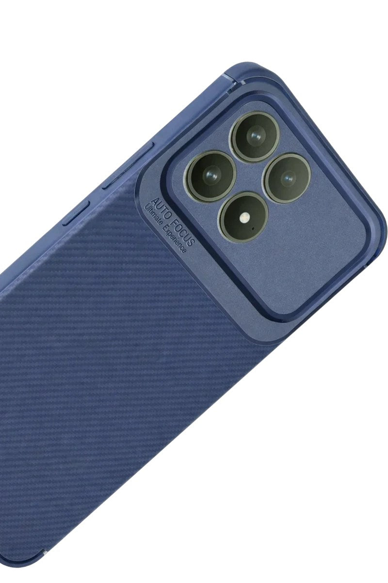 Mey İthalat® Poco F8 Pro Auto Focus Karbon Kapak - Lacivert