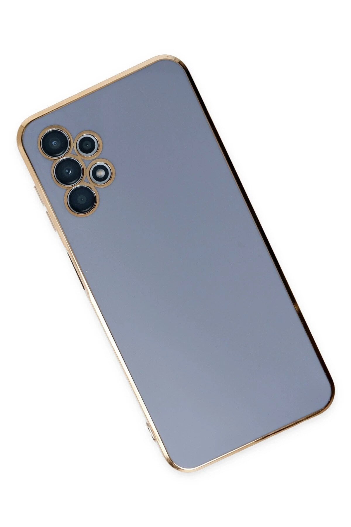 Mey İthalat® Samsung Galaxy A13 4G Kılıf Volet Silikon - Mavi