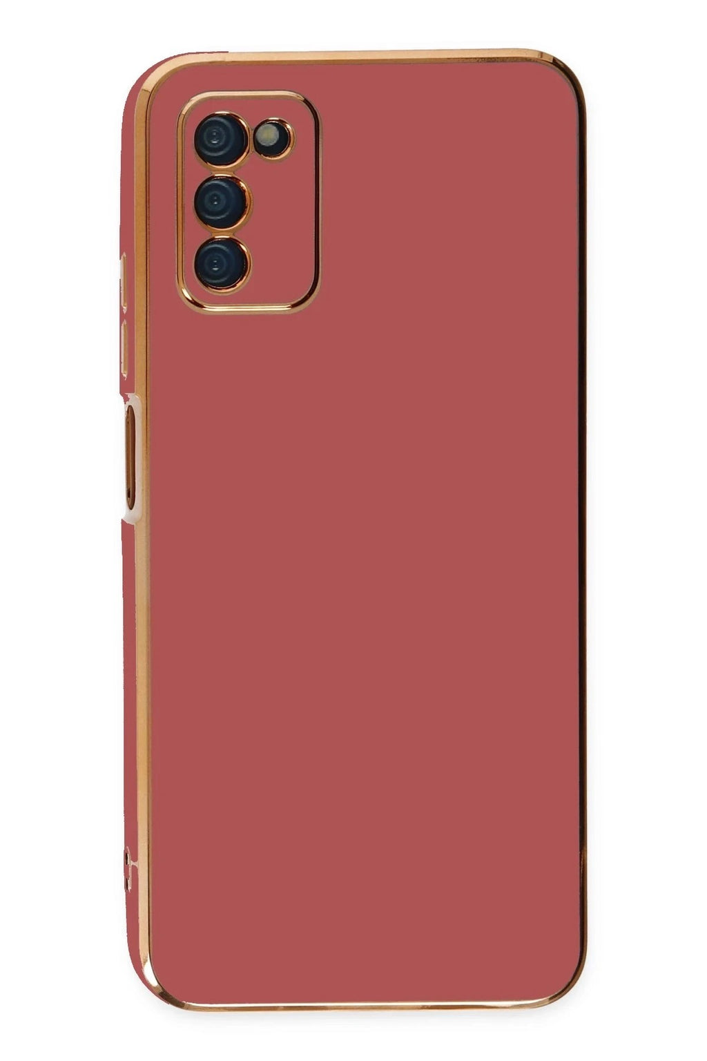 Mey İthalat® Samsung Galaxy A03S Kılıf Volet Silikon - Kırmızı