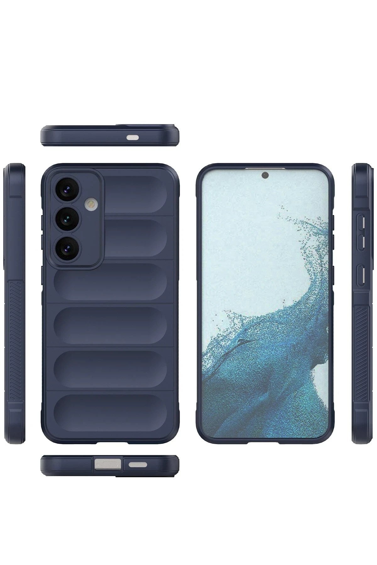 Mey İthalat® Samsung Galaxy S24 Kılıf Optimum Silikon - Lacivert