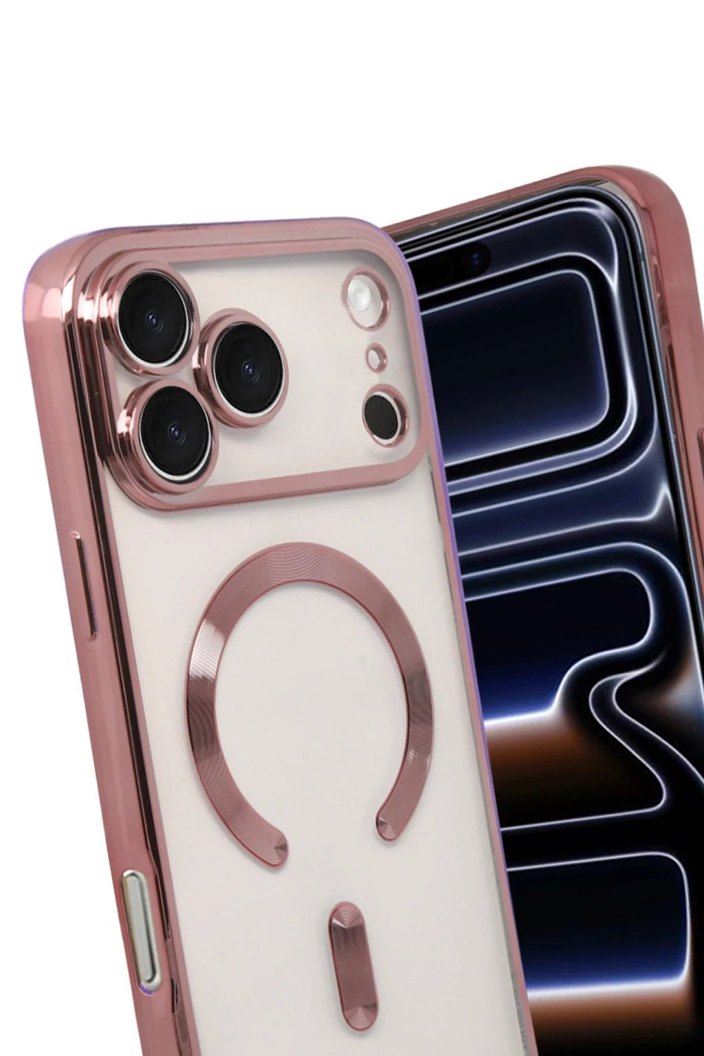 Mey İthalat® iPhone 17 Pro Max Kross Magneticsafe Kapak - Rose